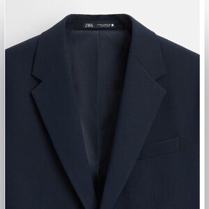 Zara suit - jacket and pants - Navy blue